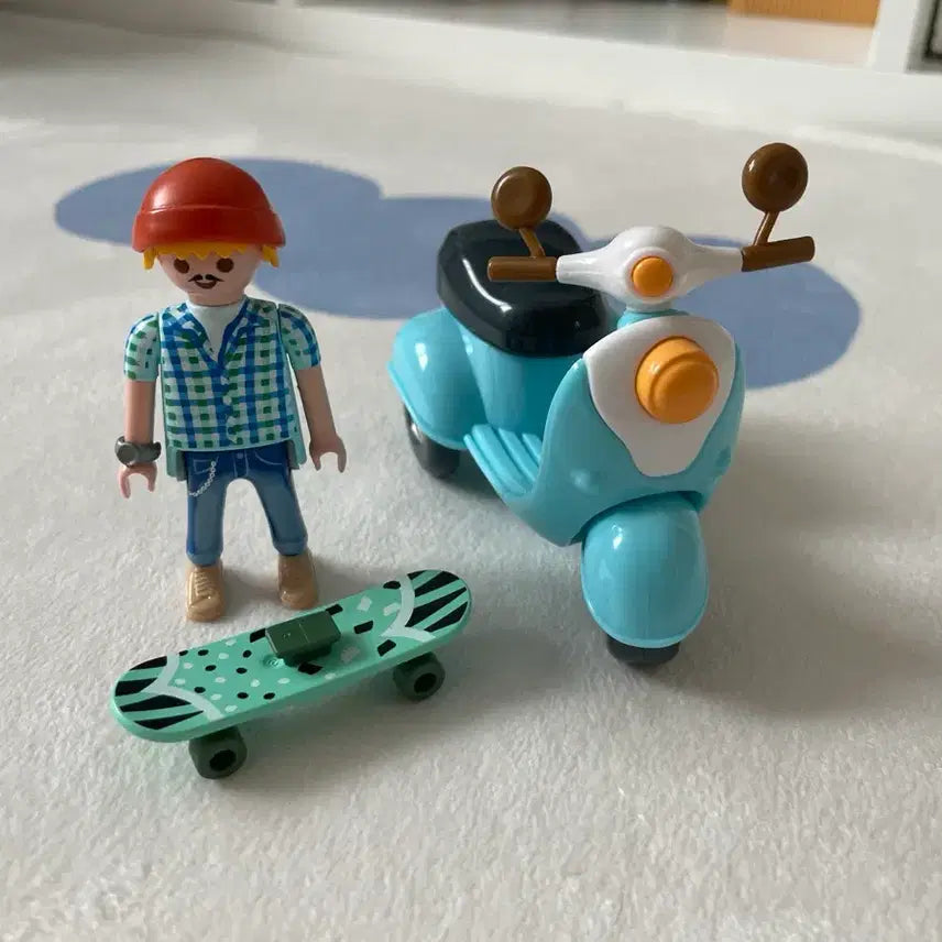[BUNJANG] Playmobil Skateboard Figure Bundle Set / 플레이모빌 스케이트보드 피규어외 일괄