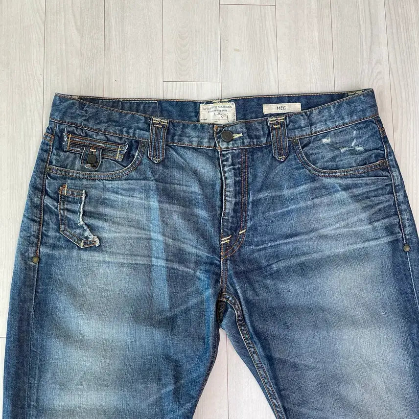 [BUNJANG] TBZ 40-inch Denim Jeans / 타바니티  40인치 빅사이즈 데님 청바지