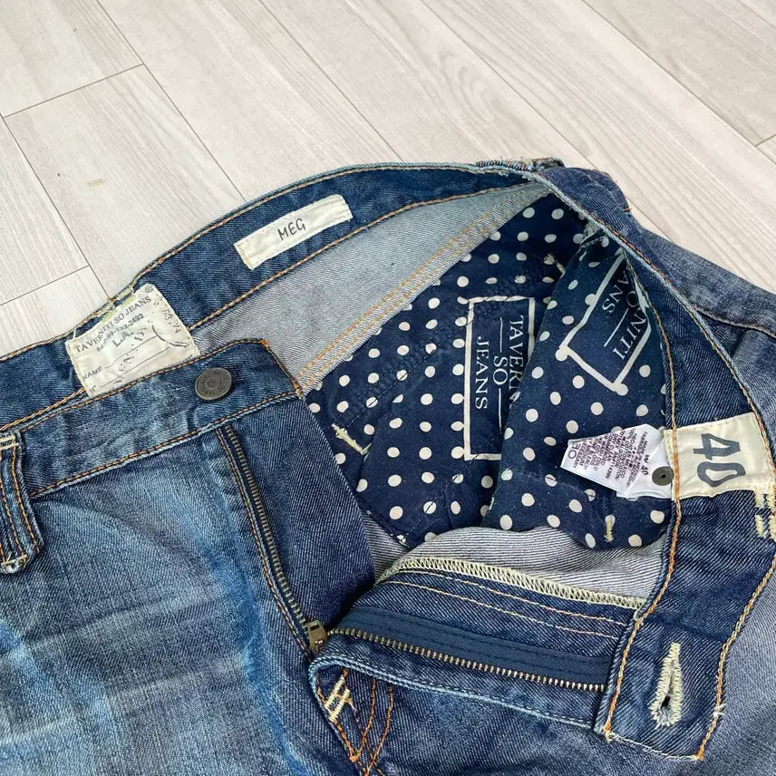 [BUNJANG] TBZ 40-inch Denim Jeans / 타바니티  40인치 빅사이즈 데님 청바지