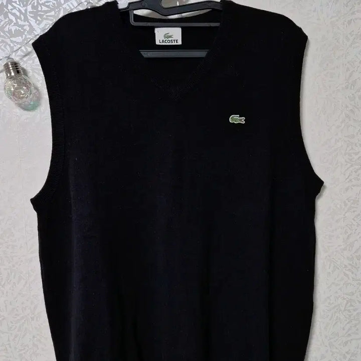 [BUNJANG] Lacoste Wool 100% Knit Vest / 라코스테 울100 니트 베스트/조끼