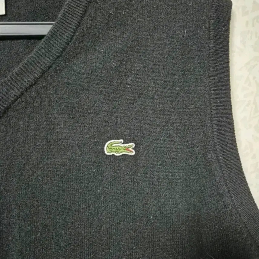 [BUNJANG] Lacoste Wool 100% Knit Vest / 라코스테 울100 니트 베스트/조끼