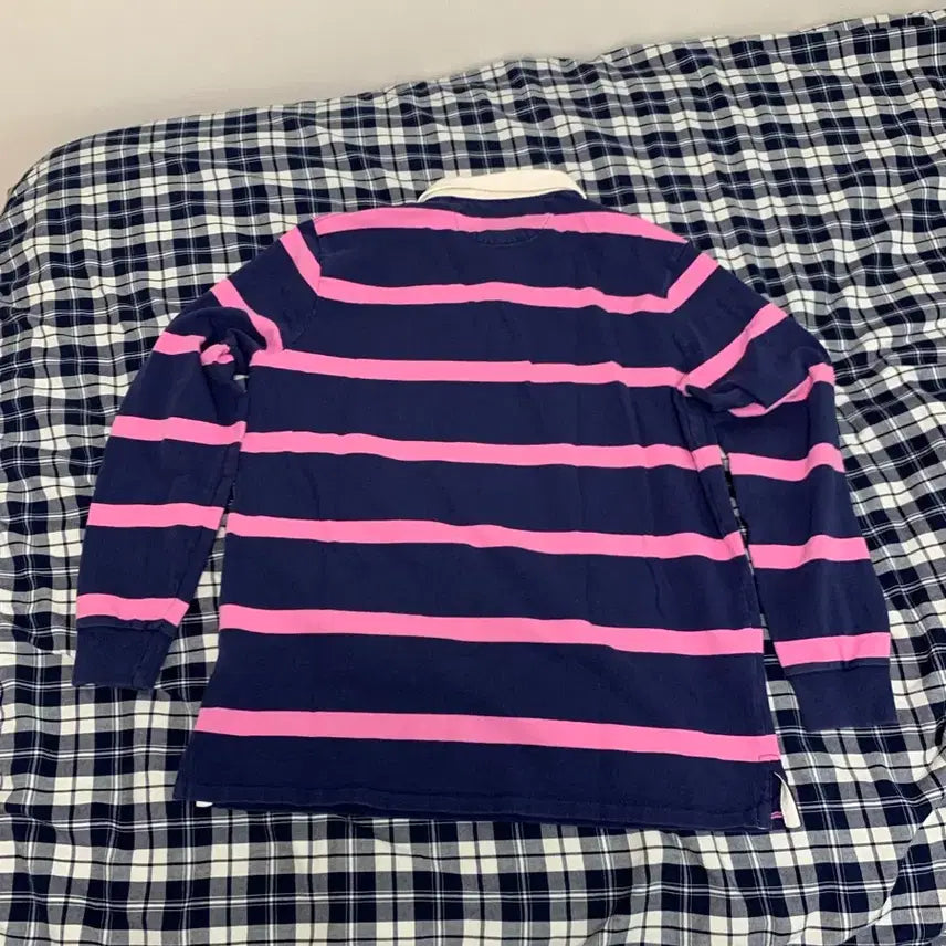 [BUNJANG] Polo Rugby Shirt L Pink - Kim Won Joong, Ryu Jun Yeol / 폴로 럭비티 L 핑크 김원중, 류준열