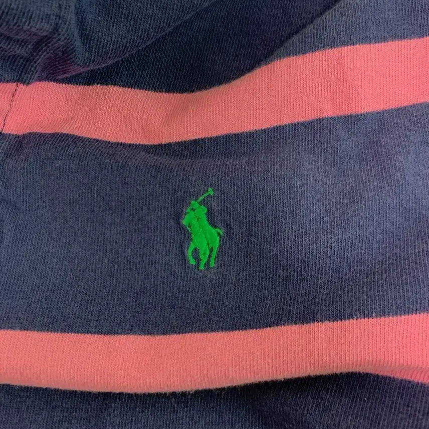 [BUNJANG] Polo Rugby Shirt L Pink - Kim Won Joong, Ryu Jun Yeol / 폴로 럭비티 L 핑크 김원중, 류준열