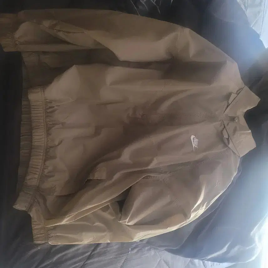 [BUNJANG] Nike Windbreaker Jacket / 나이키 바람막이 카키색 간지 반집업 점퍼