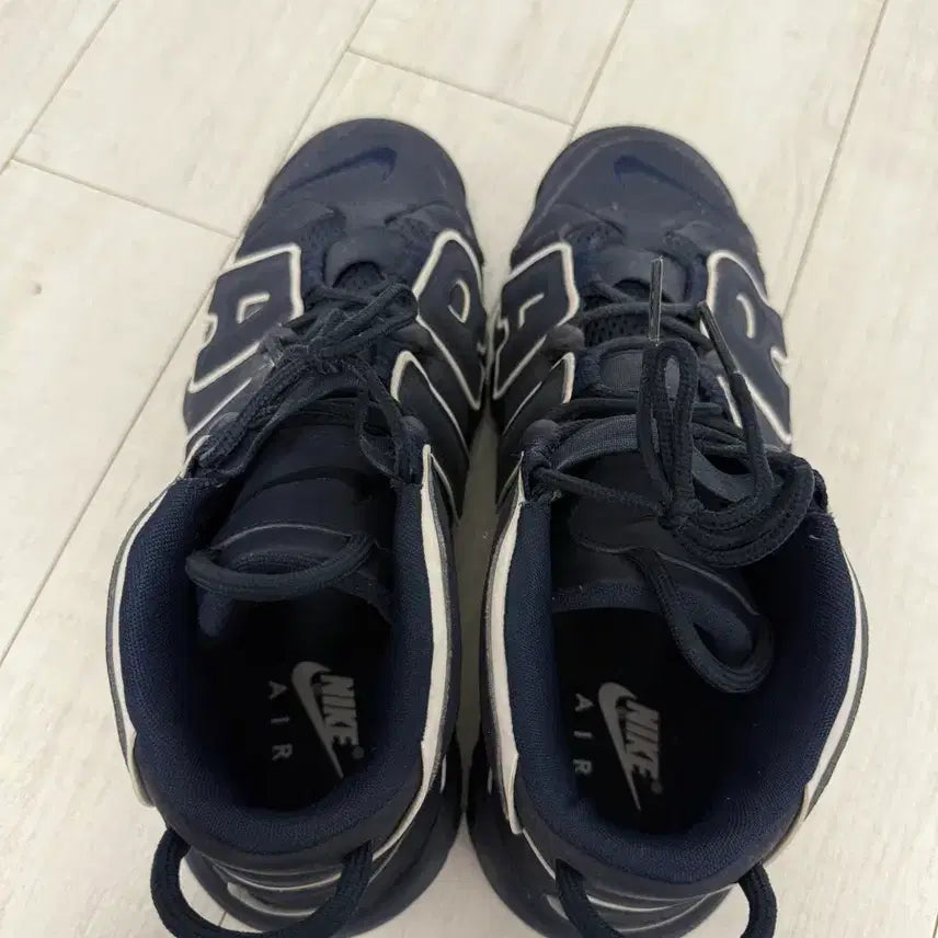 [BUNJANG] Nike Air Uptempo Obsidian Sneakers / 나이키 업템포 옵시디언 270