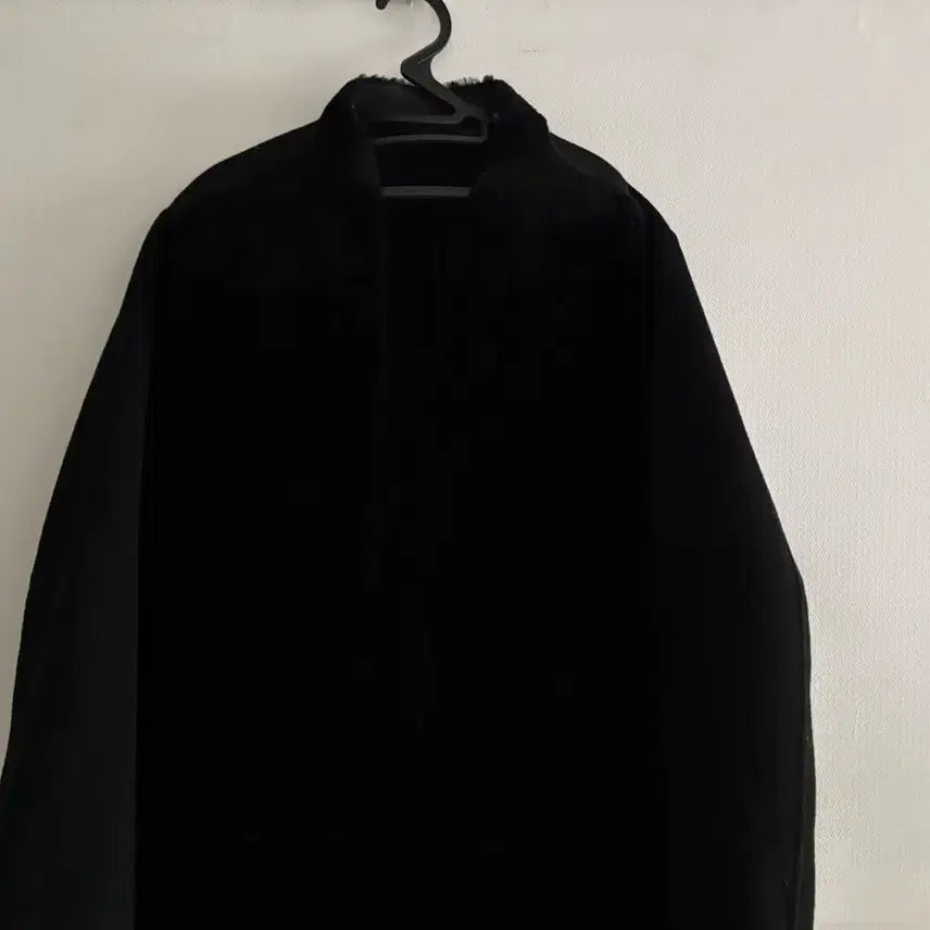 [SOLD OUT] 블랙 양면 롱무스탕
