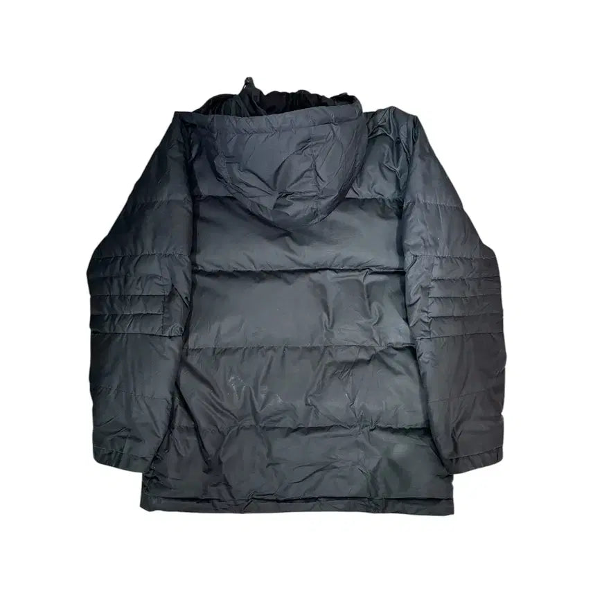 [BUNJANG] Nike Black Hooded Padded Parka Jacket (M) / 나이키 블랙 후드 패딩 점퍼 파카 M