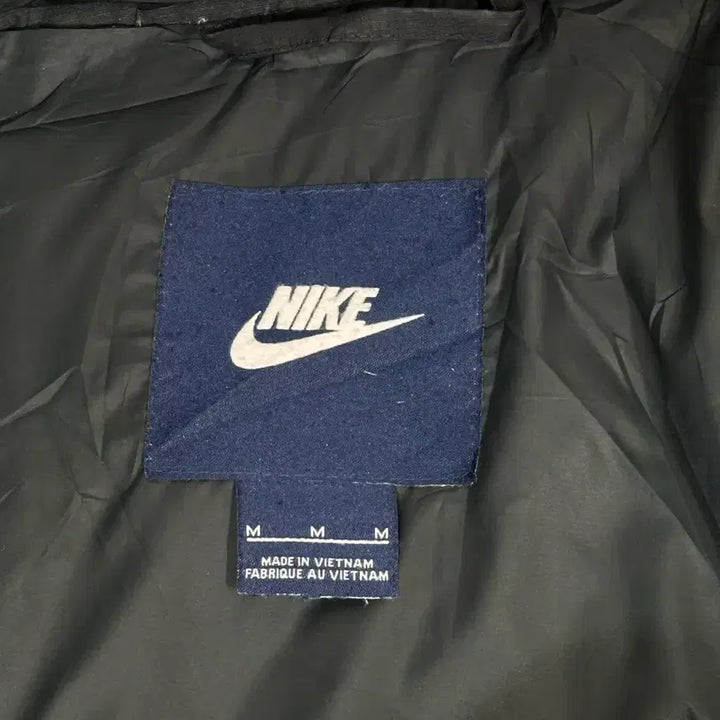 [BUNJANG] Nike Black Hooded Padded Parka Jacket (M) / 나이키 블랙 후드 패딩 점퍼 파카 M