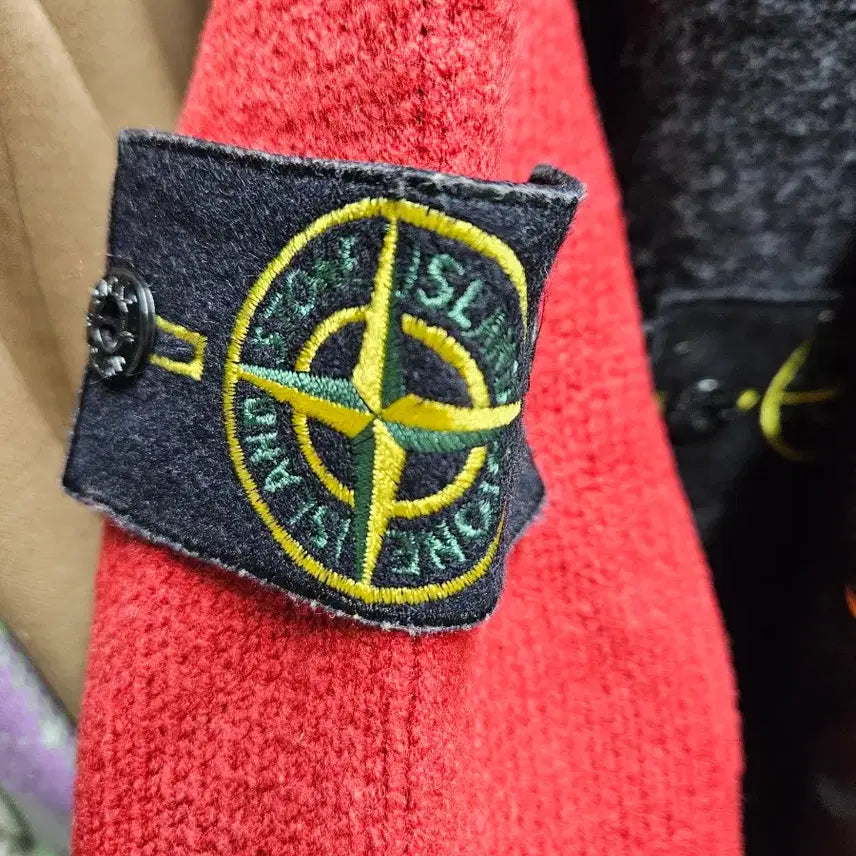 [BUNJANG] Stone Island Knit Red / (정품)스톤아일랜드 니트 레드