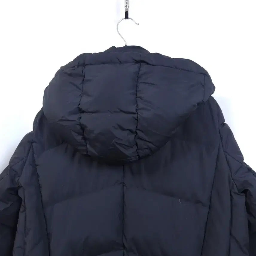 [BUNJANG] EnC Black Long Padded Coat / EnC 블랙 롱패딩 후드 패딩 코트