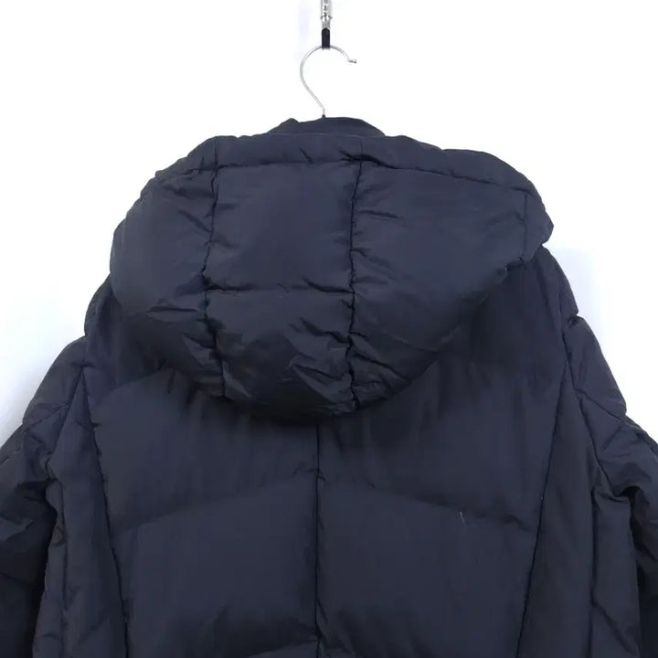 [BUNJANG] EnC Black Long Padded Coat / EnC 블랙 롱패딩 후드 패딩 코트