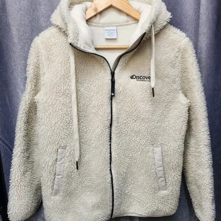 [BUNJANG] Discovery Fleece Hoodie 90 / 디스커버리 양털 플리스 후리스 후드집업 90