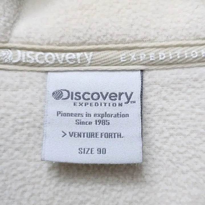 [BUNJANG] Discovery Fleece Hoodie 90 / 디스커버리 양털 플리스 후리스 후드집업 90