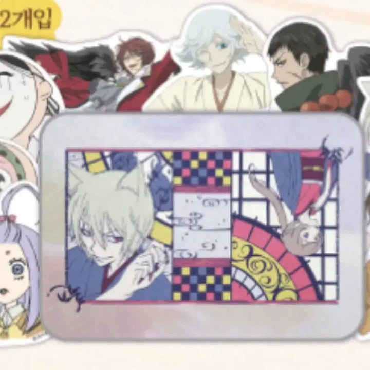 [BUNJANG] Oshinryung Collaboration Cafe Tin Case Sticker Set / 오신령 콜라보 카페 틴케이스 스티커 세트
