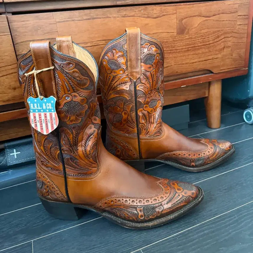 [BUNJANG] RRL Cowboy Boots 9D / Rrl Cowboy Boots 9D
