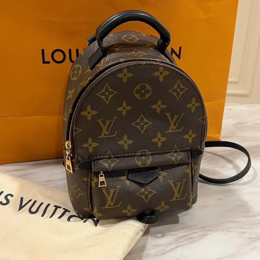 [BUNJANG] Louis Vuitton Palm Springs Mini Backpack Monogram / 루이비통 팜 스프링스 백팩 미니 모노그램(최신형,내장칩)