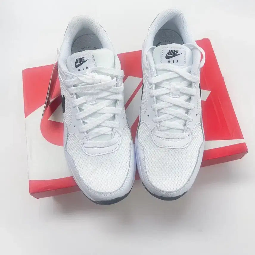 [BUNJANG] Nike Air Max SC White Black Sneakers / [250] 나이키 에어맥스 SC 흰검 운동화 CW4555-102 화이트