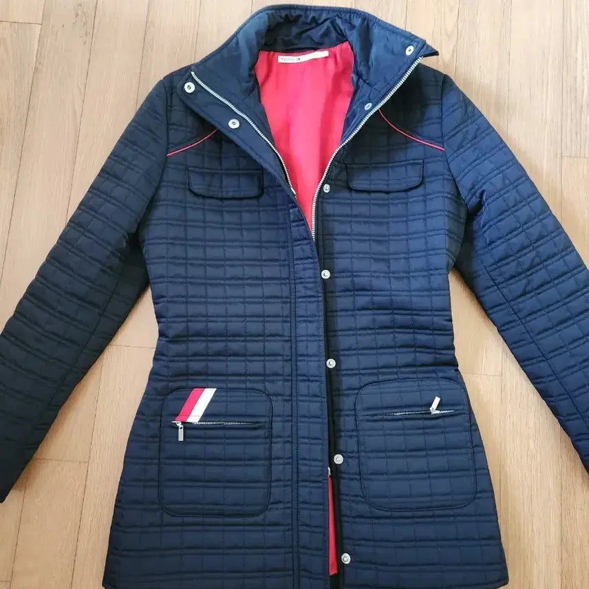 [BUNJANG] Tommy Hilfiger Navy Quilted Jacket / 타미힐피거 네이비 퀼팅 자켓