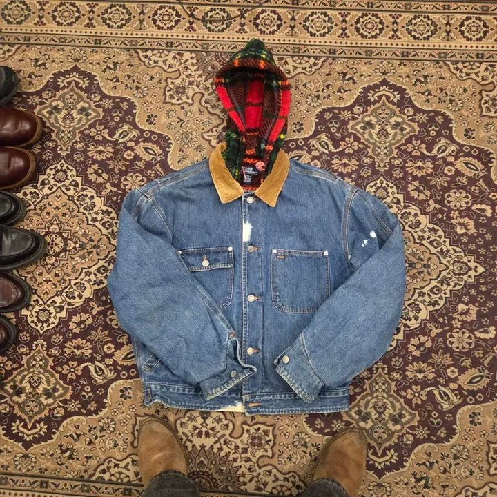 [BUNJANG] Polo Dungaree Denim Jacket / 폴로 덩가리 데님 자켓 made in usa