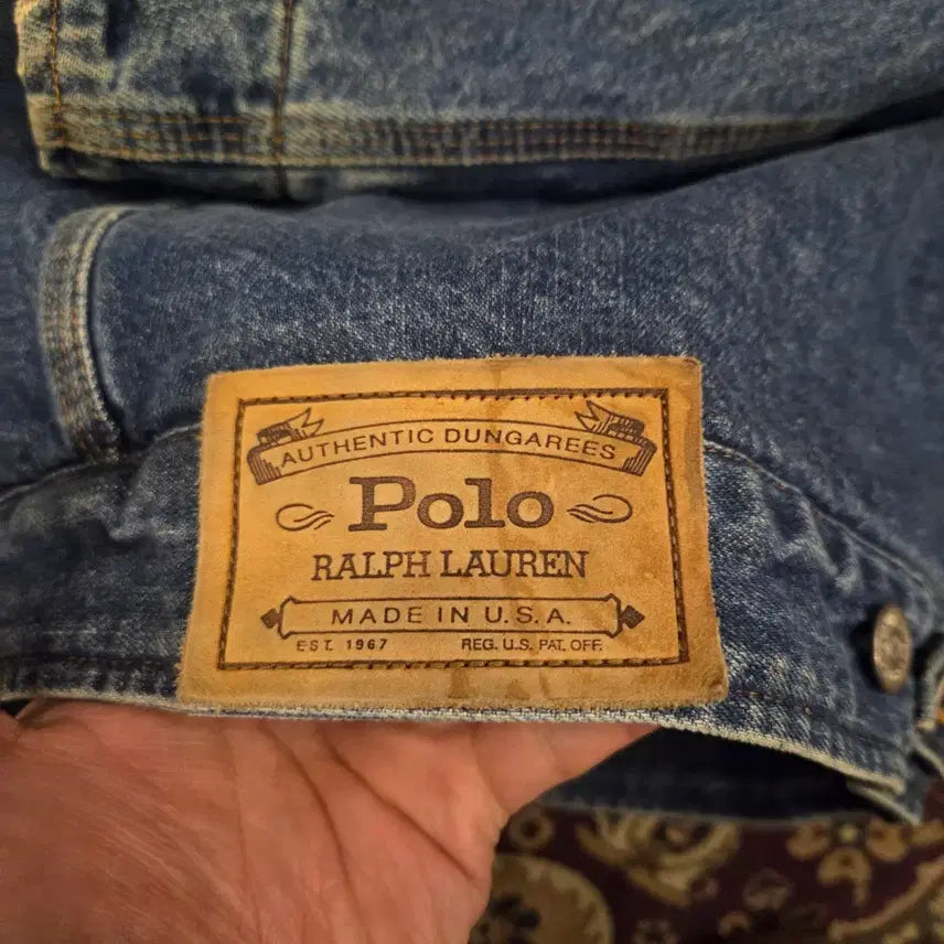 [BUNJANG] Polo Dungaree Denim Jacket / 폴로 덩가리 데님 자켓 made in usa