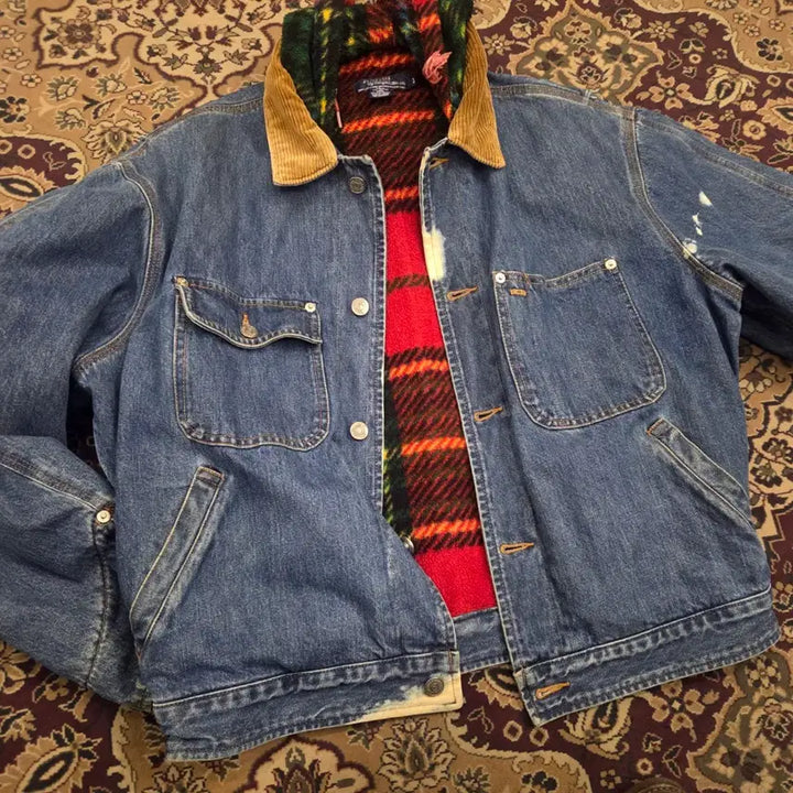 [BUNJANG] Polo Dungaree Denim Jacket / 폴로 덩가리 데님 자켓 made in usa
