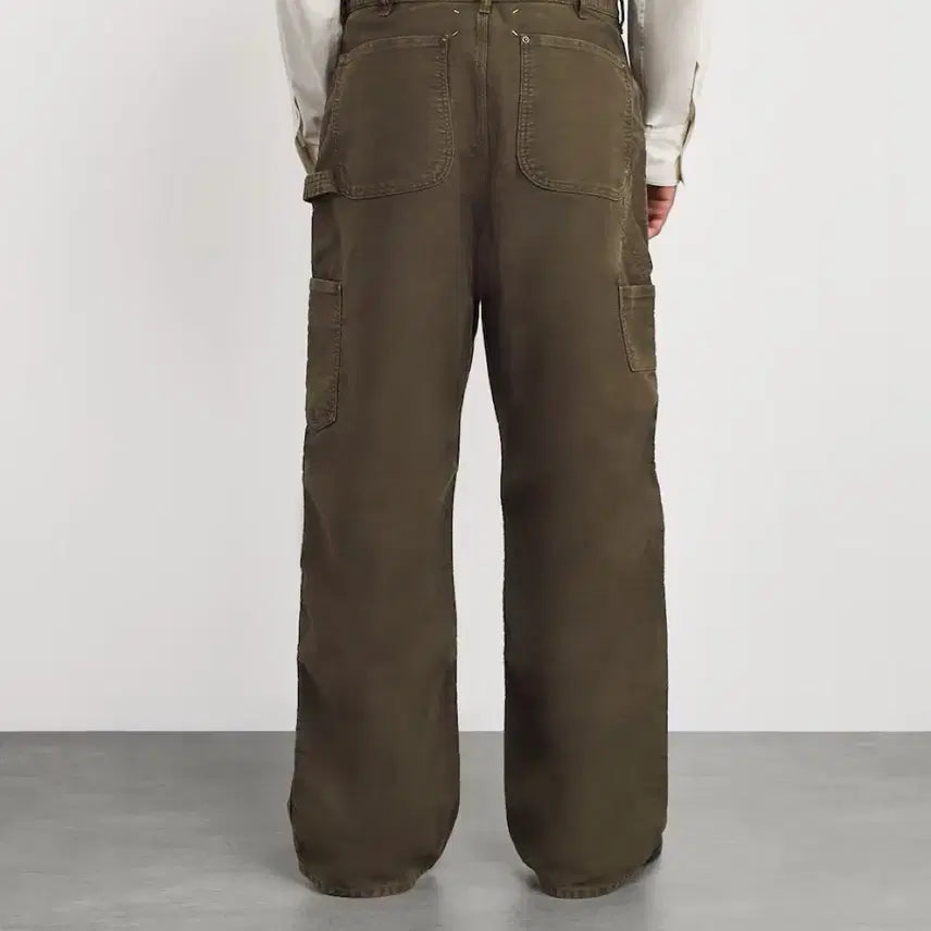 [BUNJANG] Maison Margiela Carpenter Pants Brown / 메종마르지엘라 25fw 더블니 카펜터팬츠 브라운 48