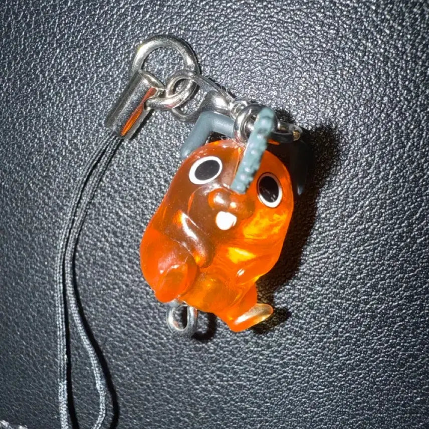 [BUNJANG] Chainsaw Man Pochita Keyring / 체인소맨 메지루시 포치타 키링 가챠 메롱버전