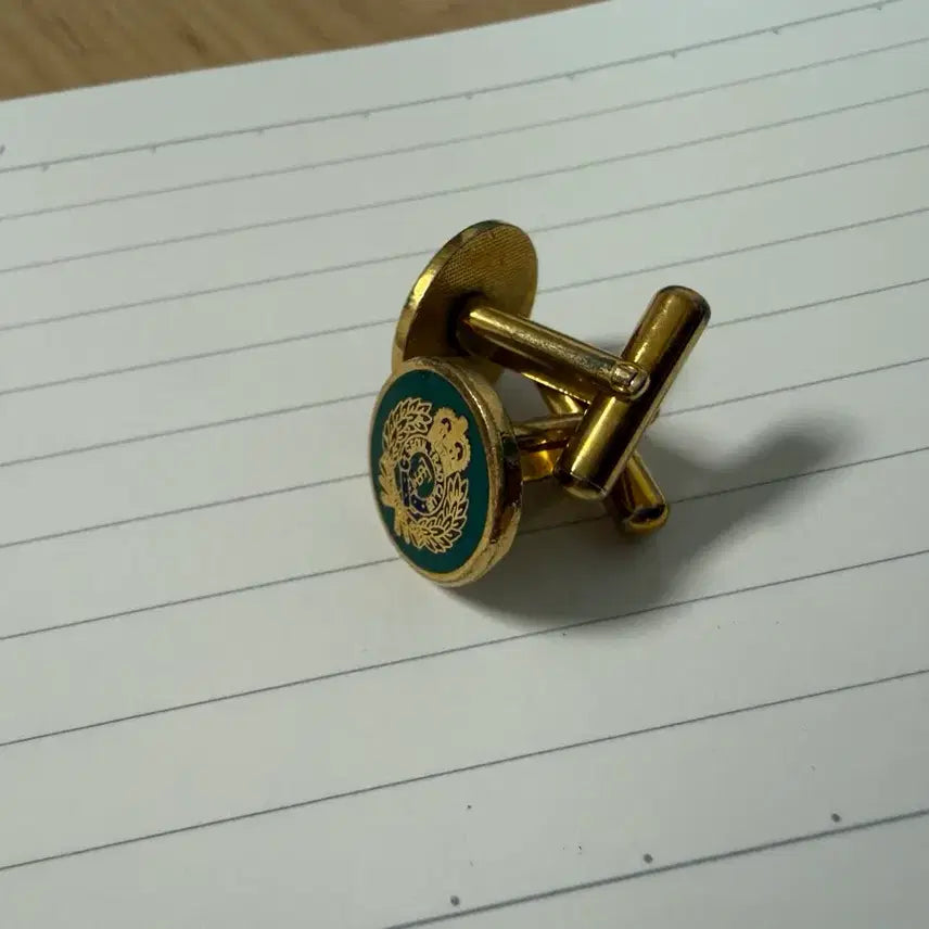[BUNJANG] Trade Club Gold Crown Cufflinks / 트래드클럽 커프스