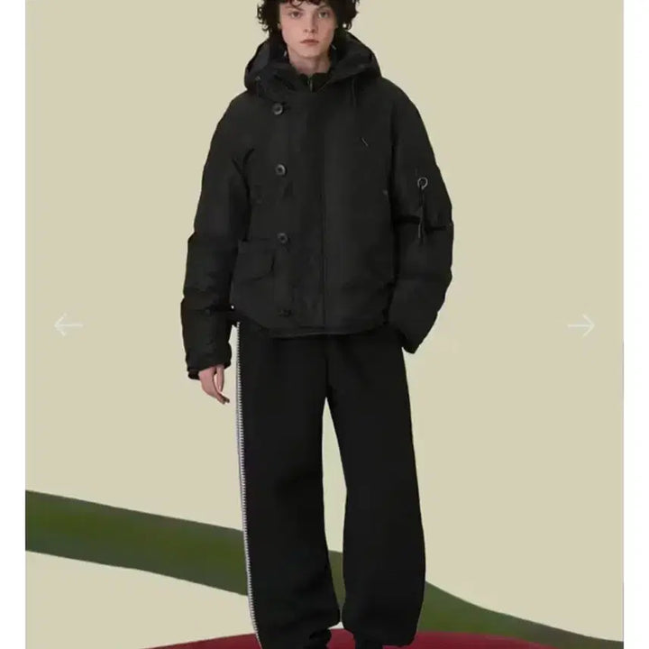 [BUNJANG] GU Undercover Padded Convertible Coat / GU X 언더커버 히트 패디드 컨버터블 코트 패딩코트