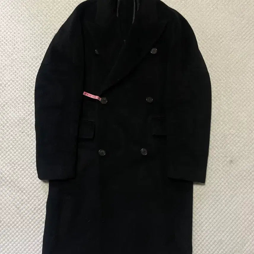 [BUNJANG] System Homme Oversized Wool Alpaca Double Coat (Size 100-105) / [M] 시스템옴므 오버사이즈 양모 알파카 절개 더블 코트(100~105)