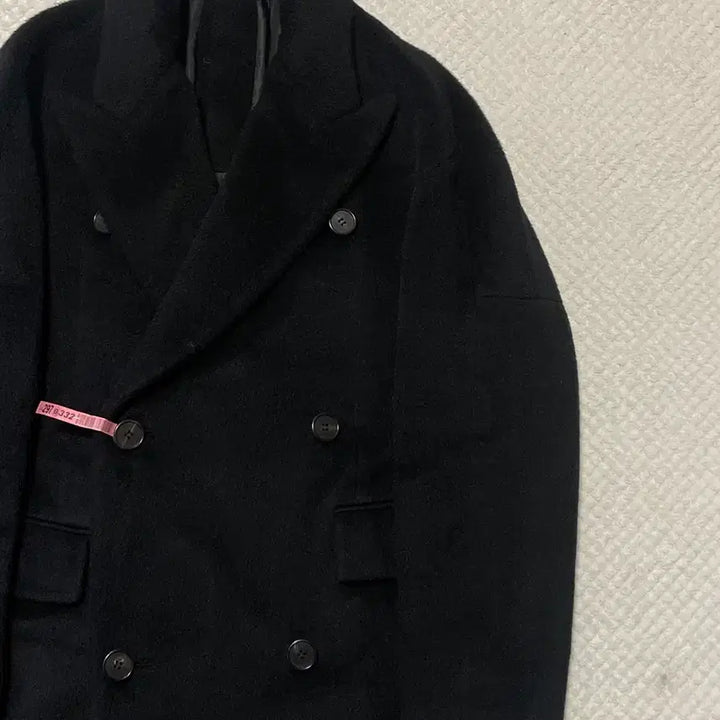 [BUNJANG] System Homme Oversized Wool Alpaca Double Coat (Size 100-105) / [M] 시스템옴므 오버사이즈 양모 알파카 절개 더블 코트(100~105)