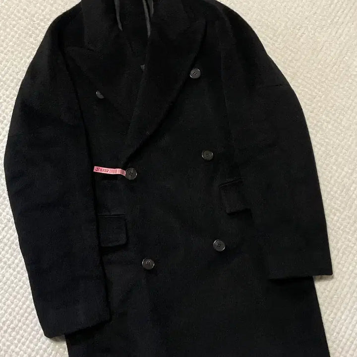 [BUNJANG] System Homme Oversized Wool Alpaca Double Coat (Size 100-105) / [M] 시스템옴므 오버사이즈 양모 알파카 절개 더블 코트(100~105)