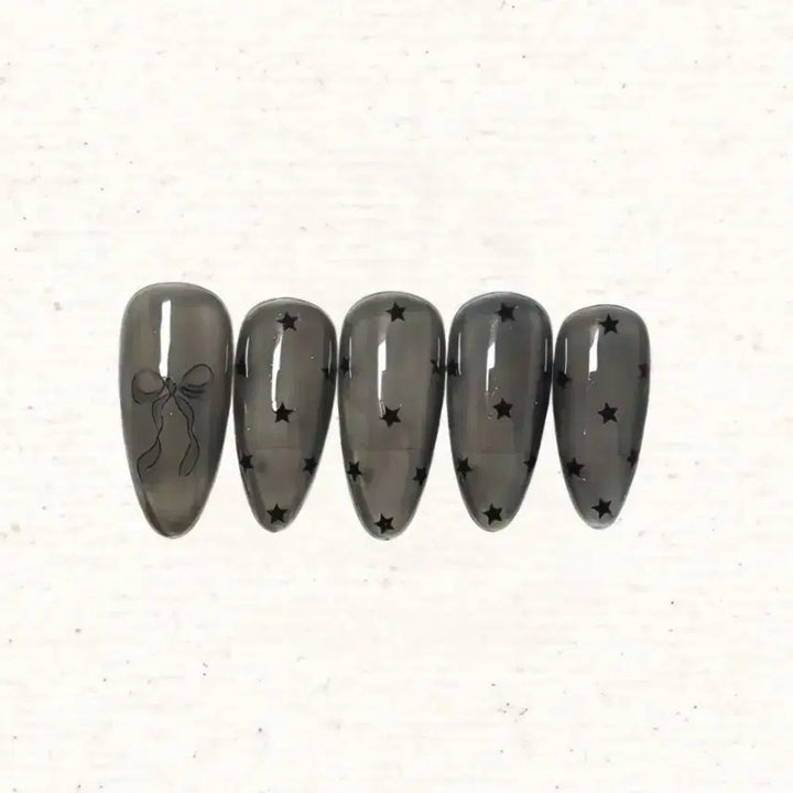 [BUNJANG] Smokey Star Nail Tip / 스모키별 네일팁