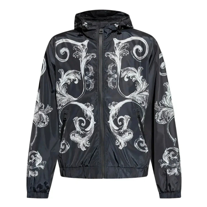 [BUNJANG] Versace Jeans Couture Baroque Windbreaker Hooded Jacket / 베르사체 진 쿠튀르 바로크 바람막이 후드 자켓
