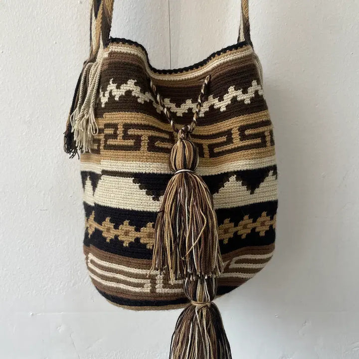 [BUNJANG] Handmade Wayuu Mochila Crossbody Bag / 핸드메이드 와유 모칠라크로스백