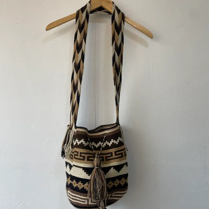 [BUNJANG] Handmade Wayuu Mochila Crossbody Bag / 핸드메이드 와유 모칠라크로스백