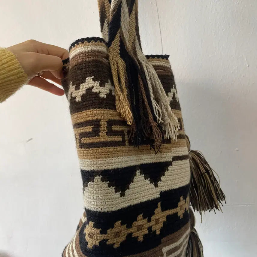 [BUNJANG] Handmade Wayuu Mochila Crossbody Bag / 핸드메이드 와유 모칠라크로스백
