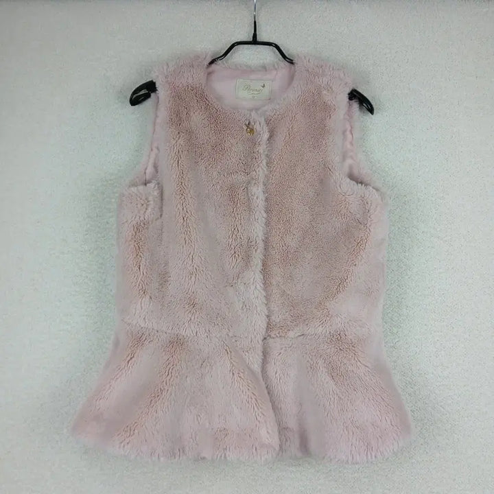 [BUNJANG] Kids Perimitz Pink Fur Vest (150/12-13 years old) / 키즈 페리미츠 Perimitz 핑크 퍼 조끼(150/12~13세)