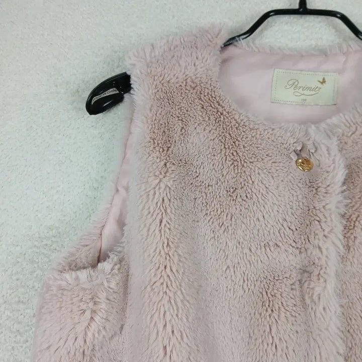 [BUNJANG] Kids Perimitz Pink Fur Vest (150/12-13 years old) / 키즈 페리미츠 Perimitz 핑크 퍼 조끼(150/12~13세)