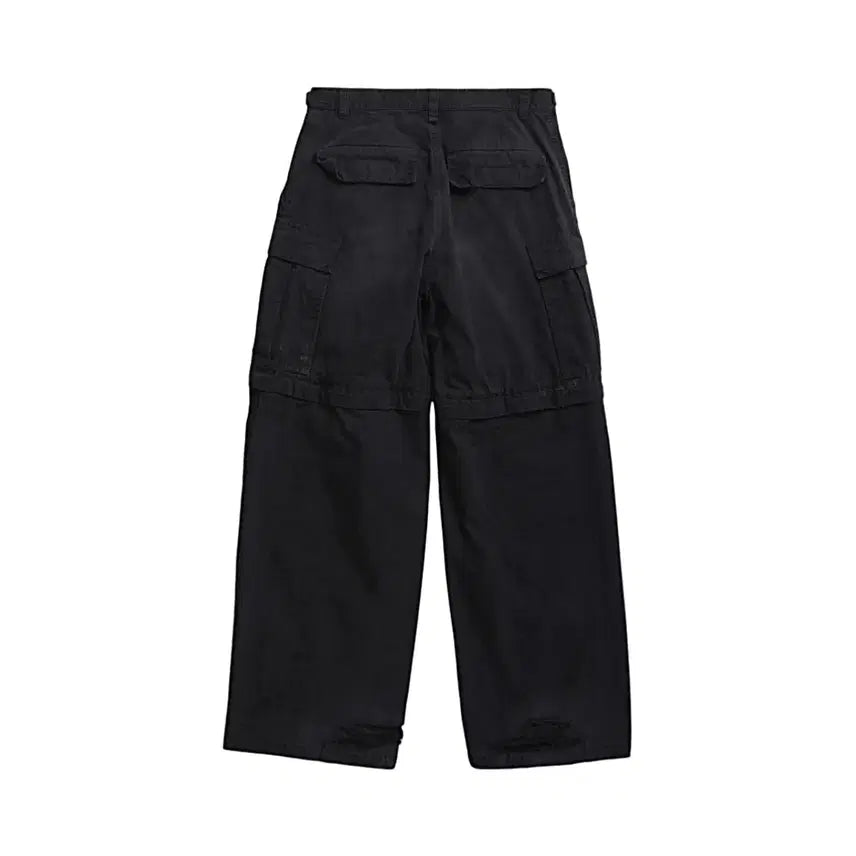 [BUNJANG] Balenciaga Destroyed Ripstop Large Cargo Pants / [M] 발렌시아가 디스트로이드 립스탑 라지 카고 팬츠