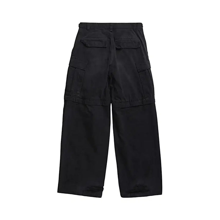 [BUNJANG] Balenciaga Destroyed Ripstop Large Cargo Pants / [M] 발렌시아가 디스트로이드 립스탑 라지 카고 팬츠