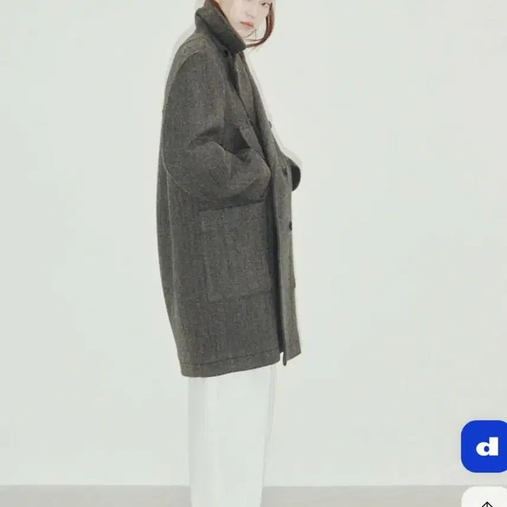 [BUNJANG] KUHO Herringbone Coat / 구호헤링본코트