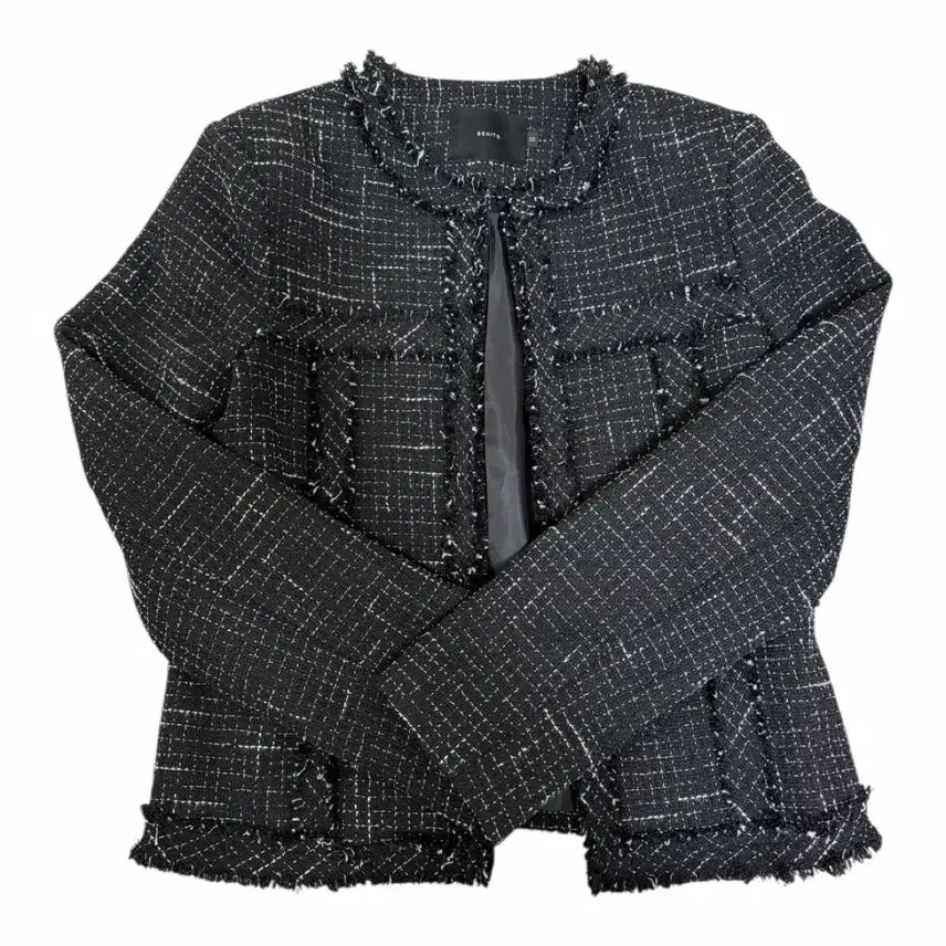 [BUNJANG] BENITO Black Tweed Jacket / BENITO 블랙 트위드 자켓