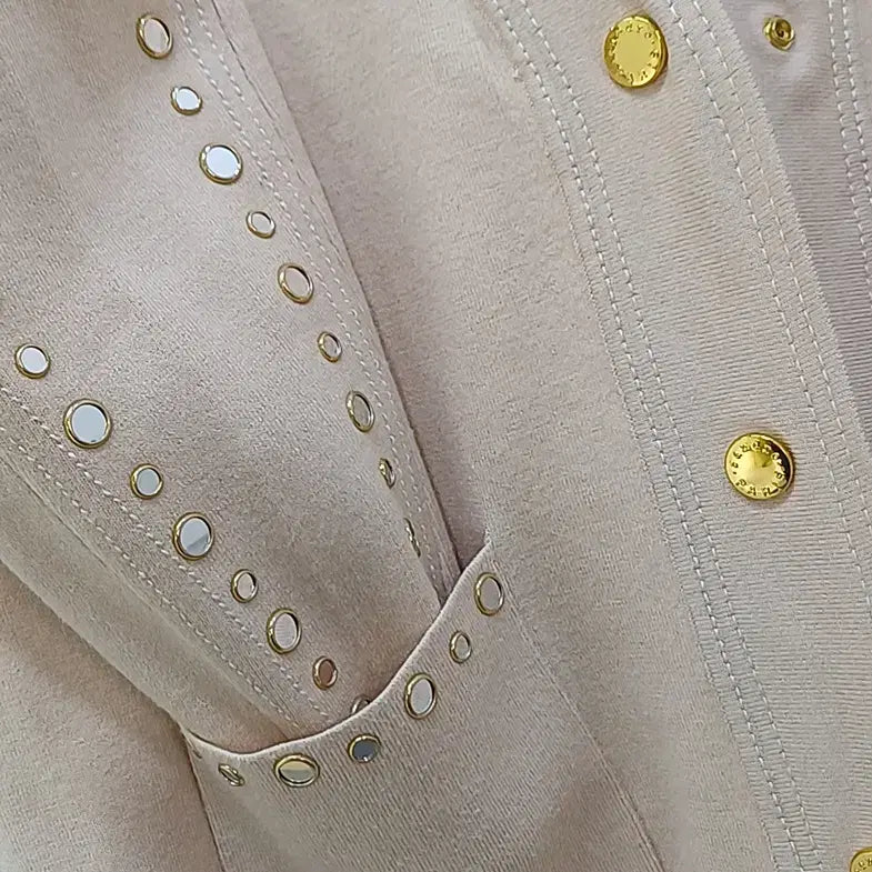 [BUNJANG] Sandro Studded Knit Cardigan / 산드로 스터드 니트 가디건 여성 루즈핏 2 M L 거의새것 사랑봉봉