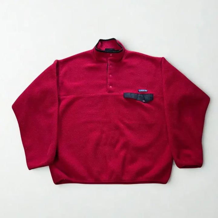 [BUNJANG] Patagonia Jamaica Red Synchilla Fleece Jacket / (L)파타고니아 90s Jamaica 레드 신칠라 플리스