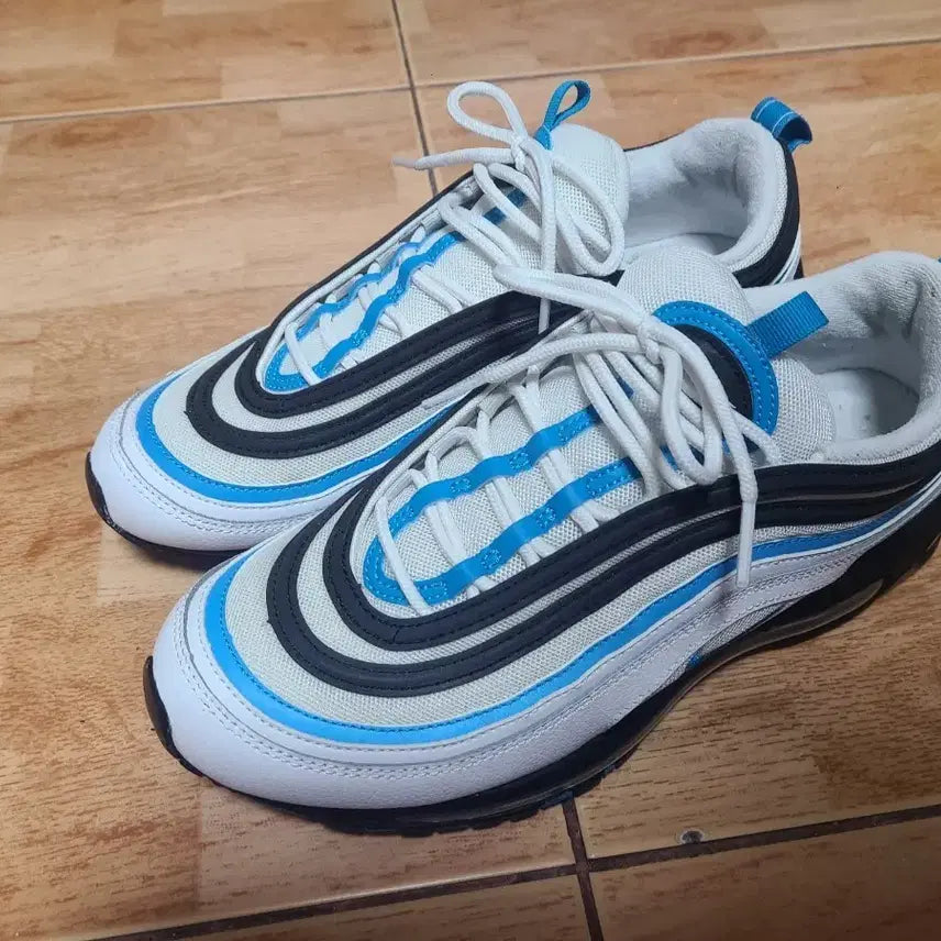 [BUNJANG] Nike Air Max 97 Laser Blue Sneakers / 나이키 맥스97 레이저블루 265(260추천)