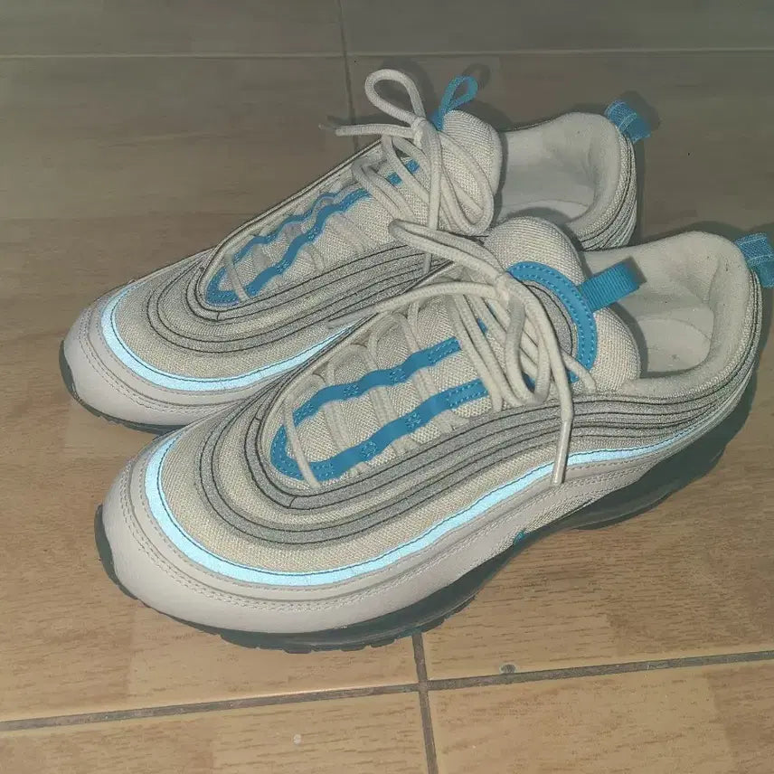 [BUNJANG] Nike Air Max 97 Laser Blue Sneakers / 나이키 맥스97 레이저블루 265(260추천)