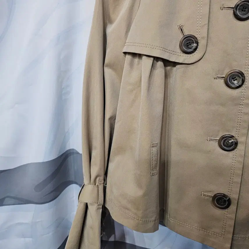 [BUNJANG] Burberry Short Beige Coat / 버버리 숏  코트