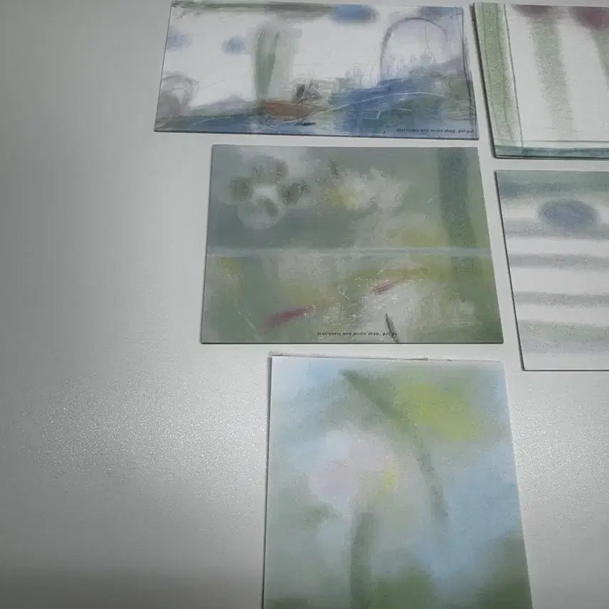 [BUNJANG] Full Full Pastel Memo Pad Set / 풀풀 메모지 5종 10장 소분세트