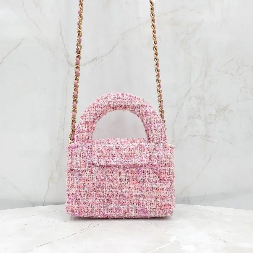 [BUNJANG] Chanel 24P Tweed Kelly Nano Bag AP3435 / 샤넬 24P 트위드 켈리백 나노 AP3435